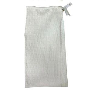 crochet knit maxi beach skirt in white - NWT new with tags - Size XS